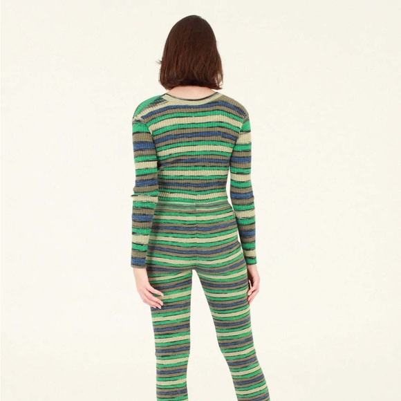 Studio fantastique Bianca knit striped twist front top - Picture 4 of 9